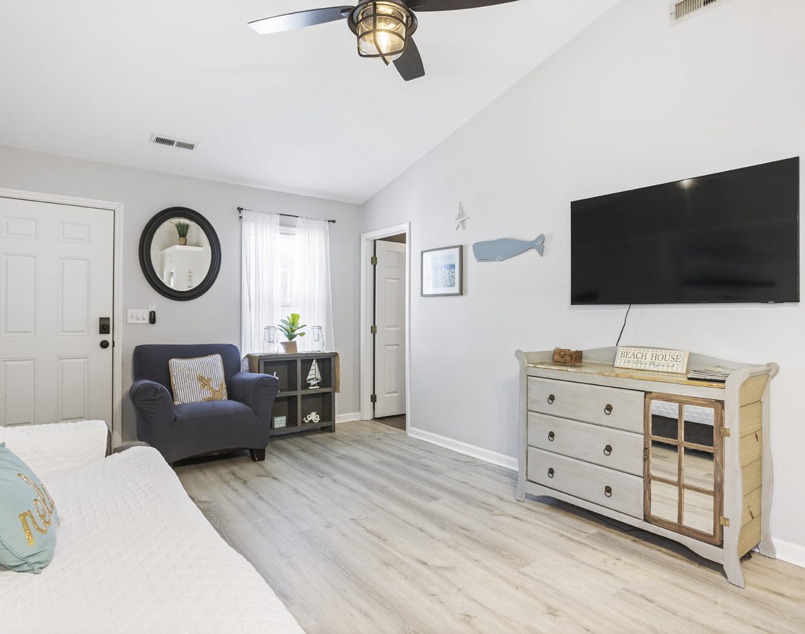 Enjoy a latte and snack from the coffee bar.