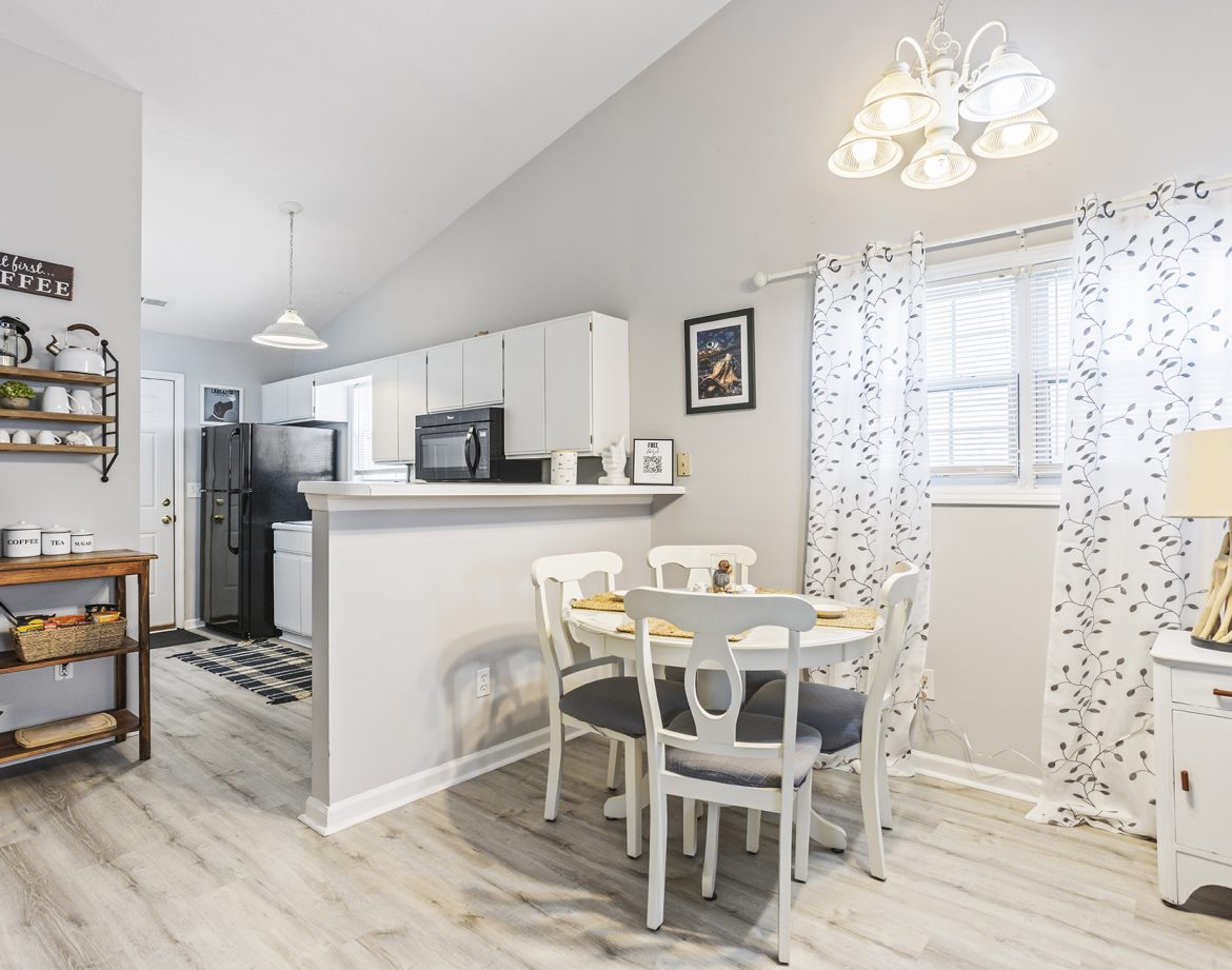 Washer, dryer, and dishwasher for hassle-free living.