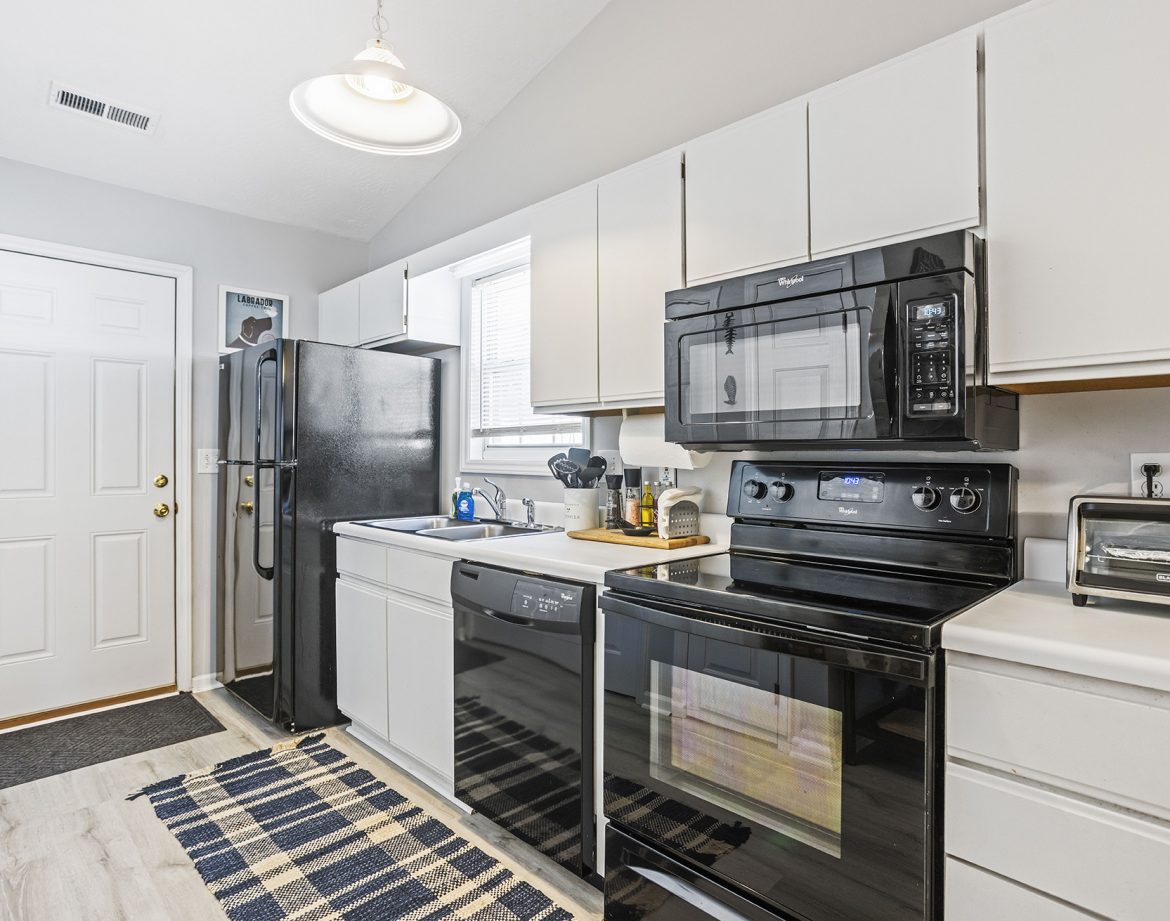 Sunset view from the beach cottage porch.